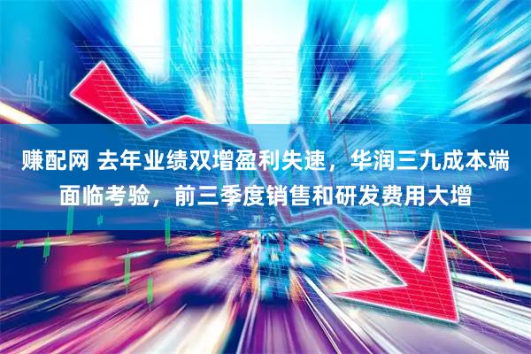 赚配网 去年业绩双增盈利失速，华润三九成本端面临考验，前三季度销售和研发费用大增
