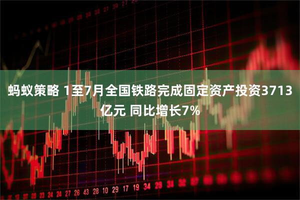 蚂蚁策略 1至7月全国铁路完成固定资产投资3713亿元 同比增长7%